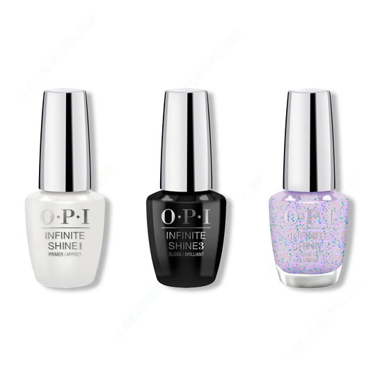 OPI - Infinite Shine Combo - Base, Top & Put On Something Ice