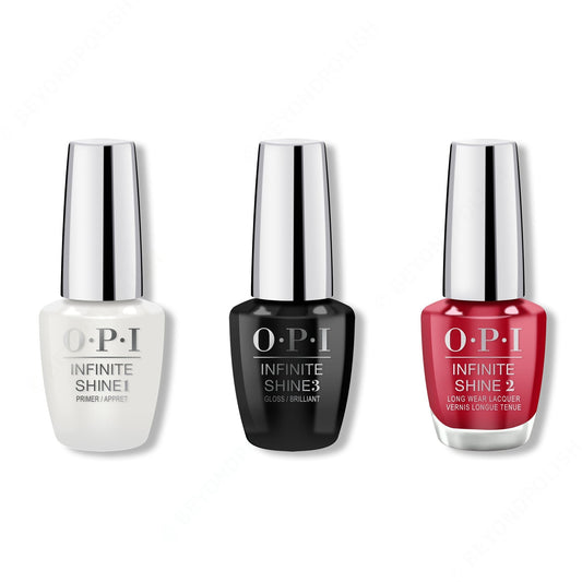OPI - Infinite Shine Combo - Base, Top & The Thrill of Brazil - #ISLA16