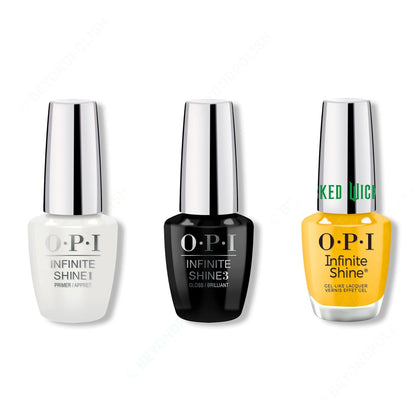 OPI - Infinite Shine Combo - Base, Top & Yellow Brick Road