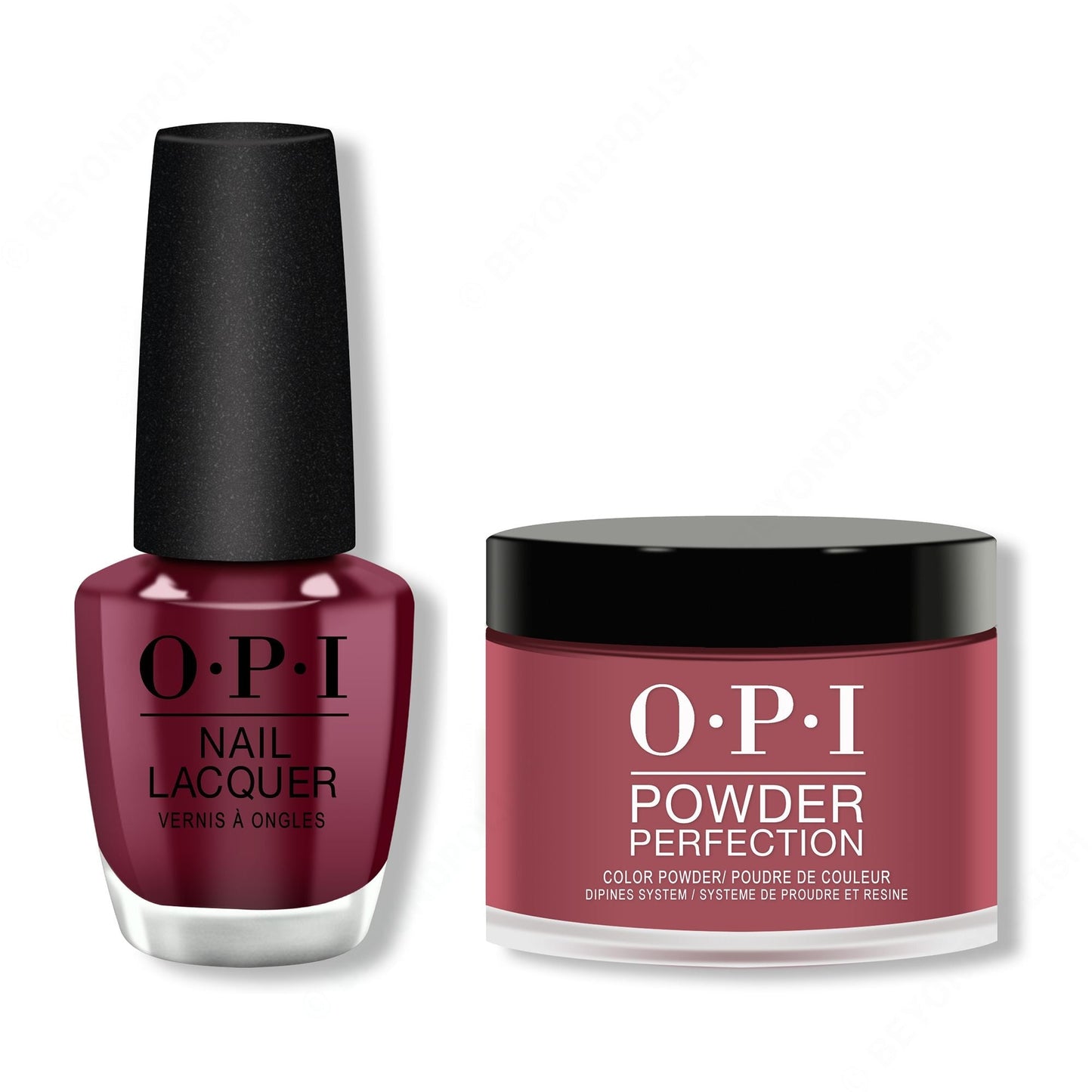 OPI - Lacquer & Dip Combo - Malaga Wine