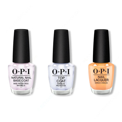 OPI - Nail Lacquer Combo - Base, Top & Beauty School Popout