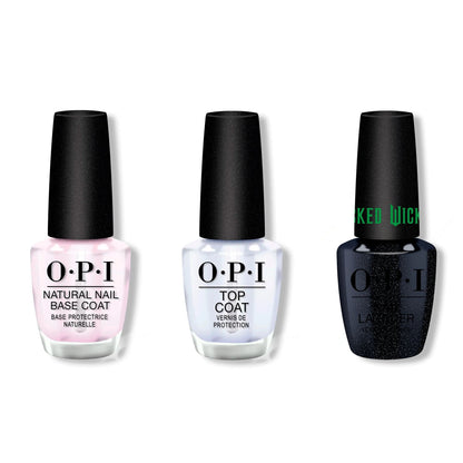 OPI - Nail Lacquer Combo - Base, Top & Deflying Gravity