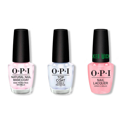OPI - Nail Lacquer Combo - Base, Top & Ga-Linda