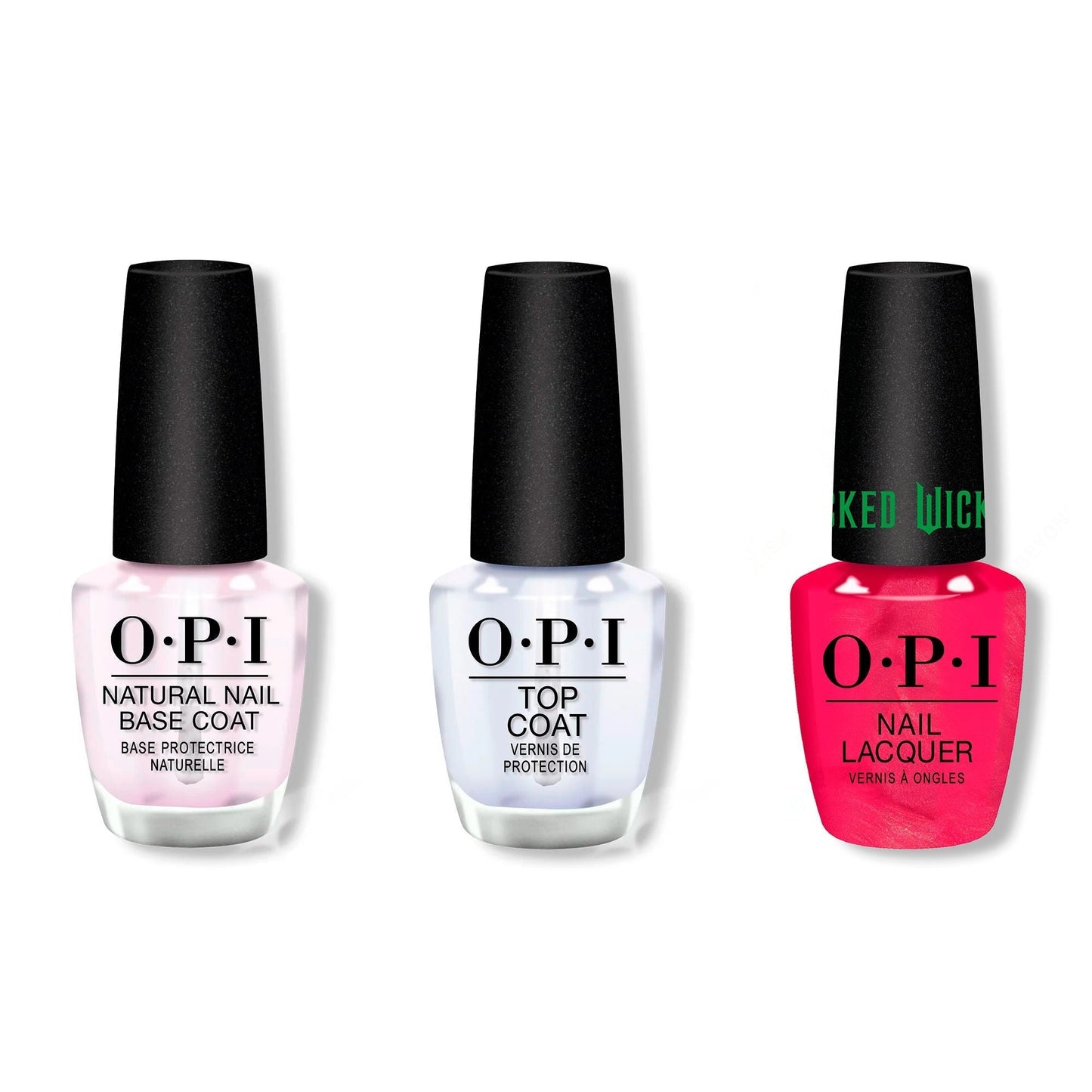 OPI - Nail Lacquer Combo - Base, Top & Glinda the Good!