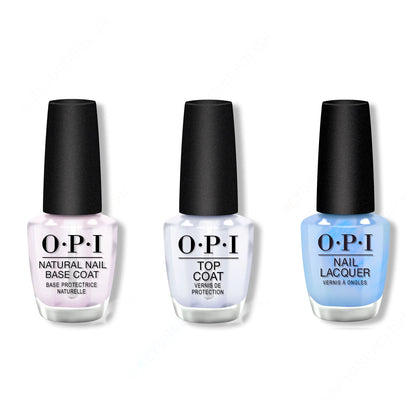 OPI - Nail Lacquer Combo - Base, Top & Happy Play-ce