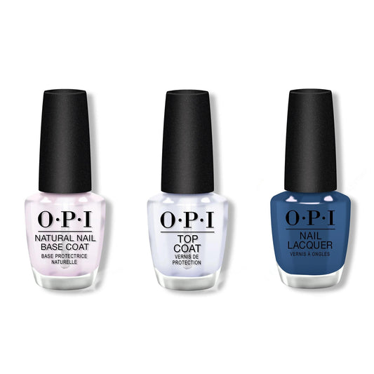 OPI - Nail Lacquer Combo - Base, Top & IndiGO off