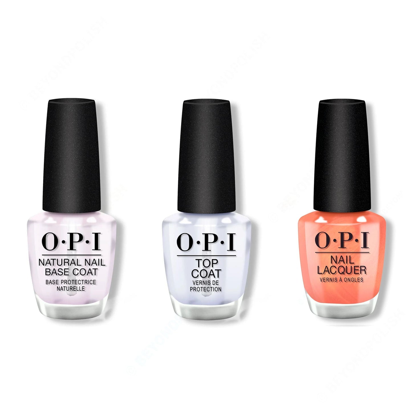 OPI - Nail Lacquer Combo - Base, Top & Keep it Surreal