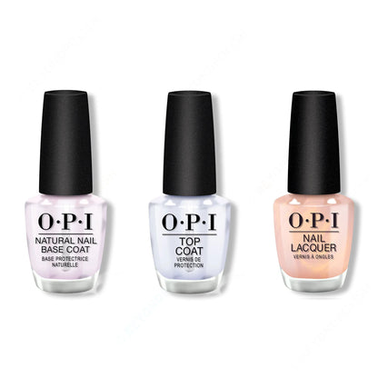 OPI - Nail Lacquer Combo - Base, Top & Mirror, Mirror on the Awe