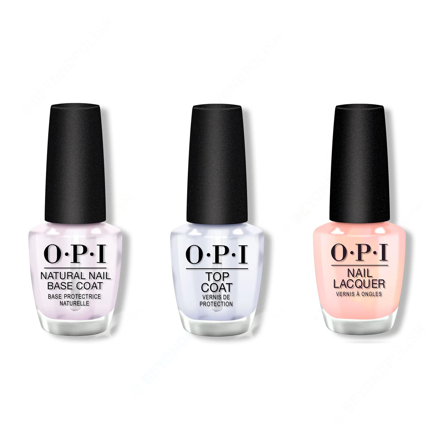 OPI - Nail Lacquer Combo - Base, Top & Reoccurin' Gleam