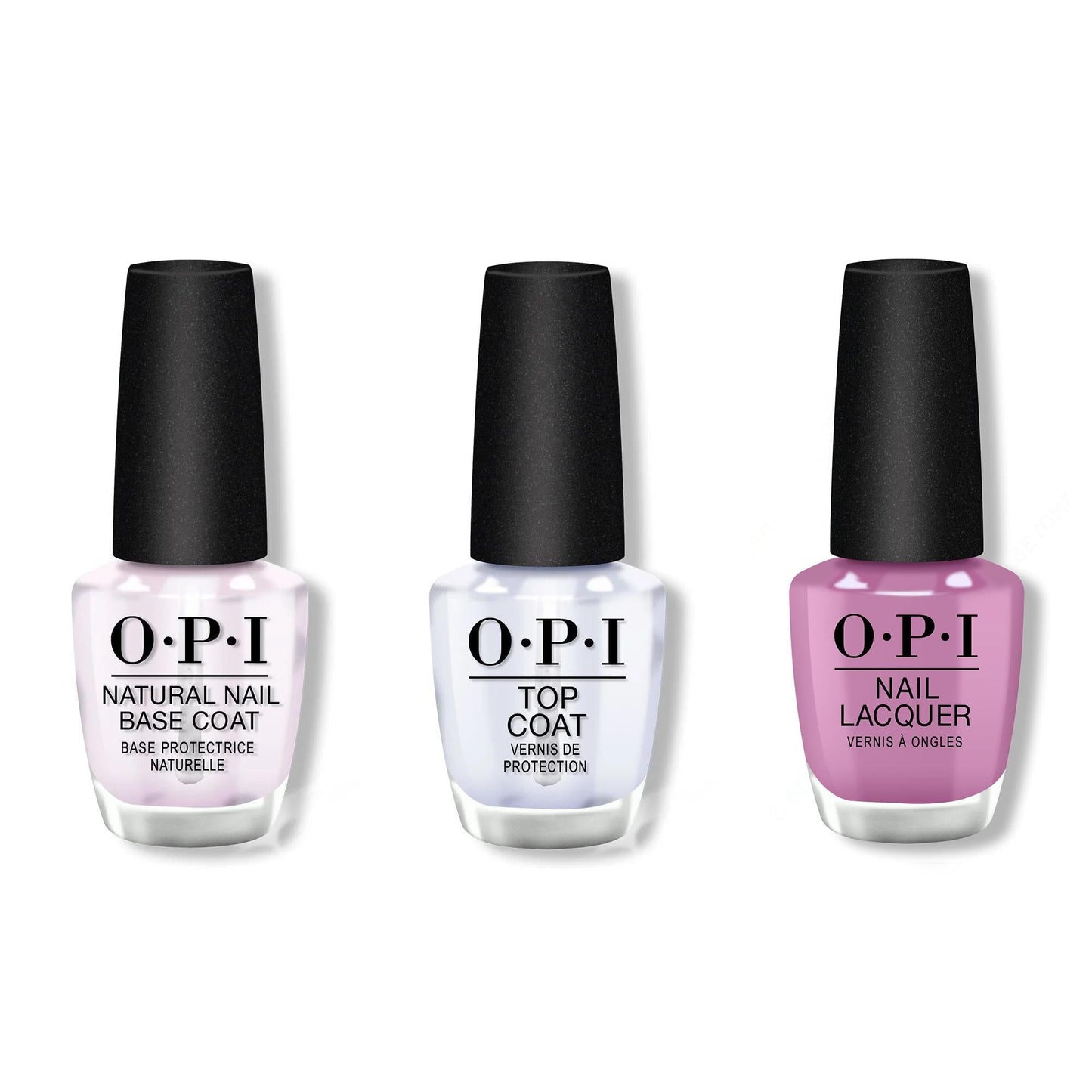 OPI - Nail Lacquer Combo - Base, Top & Vogue en Violet