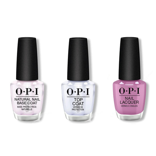OPI - Nail Lacquer Combo - Base, Top & Vogue en Violet
