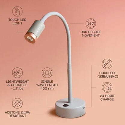 OPI GelColor GELevate Soft Gel Lightning Flash Cure Gel Lamp