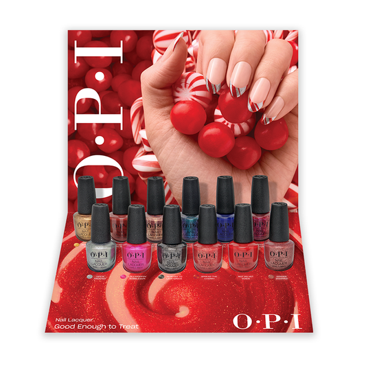 OPI Holiday 25 Lacquer Chipboard Display HR S32 - 12pc - Good Enough to Treat