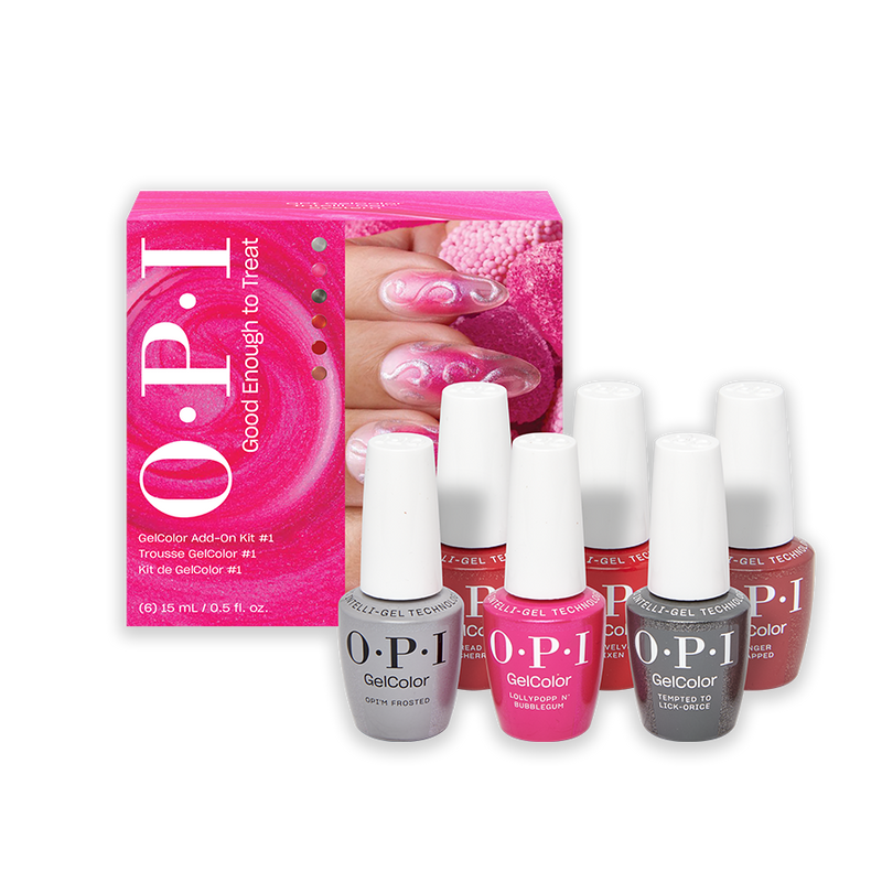 OPI Gelcolor Add on Kit/6pc #HP S13 Holiday 25 Good Enough to Treat Kit #1