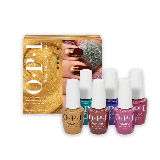 OPI Gelcolor Add on Kit/6pc #HP S14 Holiday 25 Good Enough to Treat Kit #2