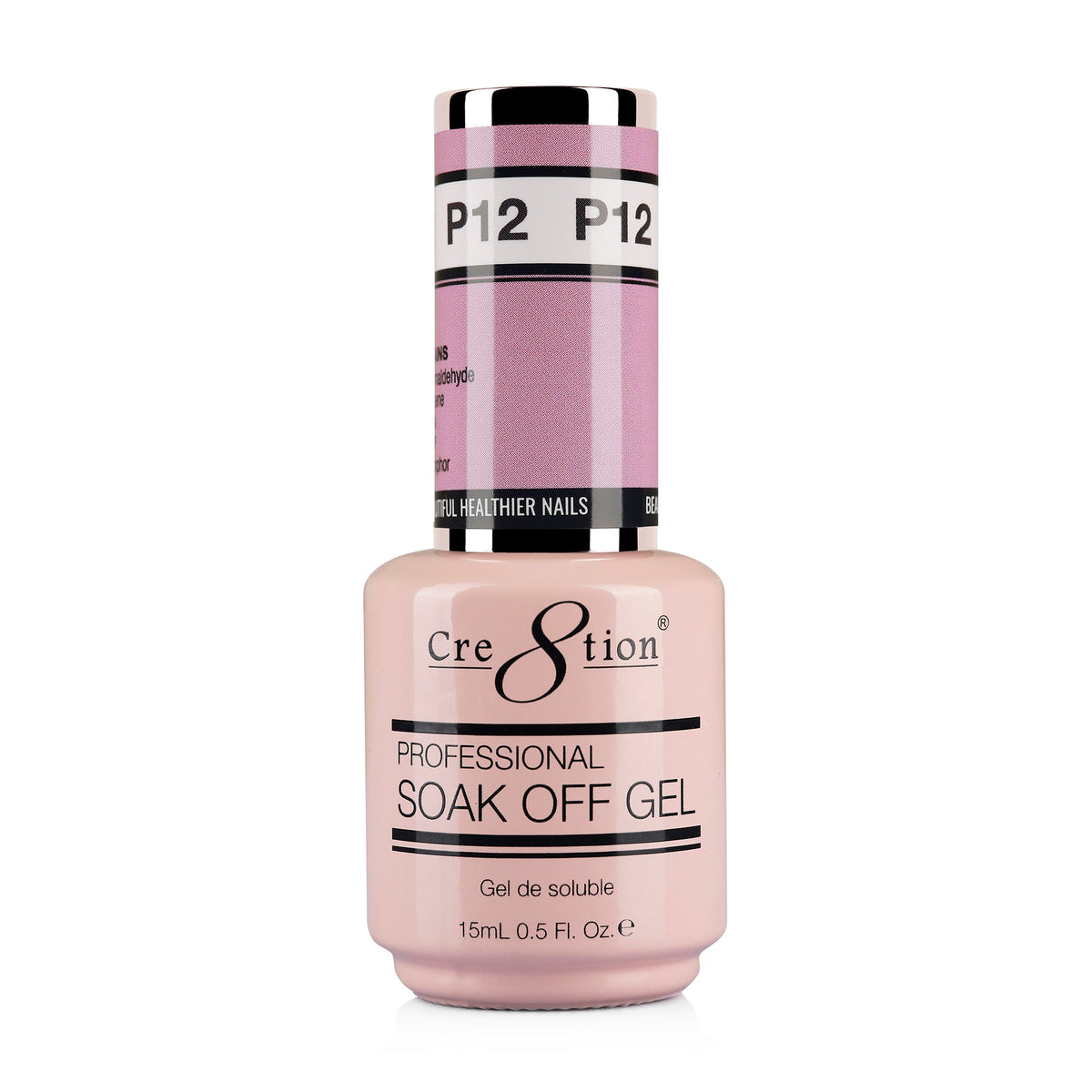 Cre8tion Gel - French Collection 0.5oz - P12 Peach Nude