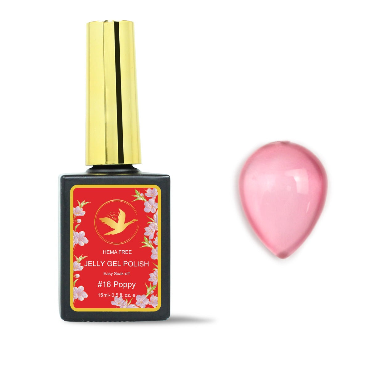 Jelly Glass Gel Polish – #16 Poppy