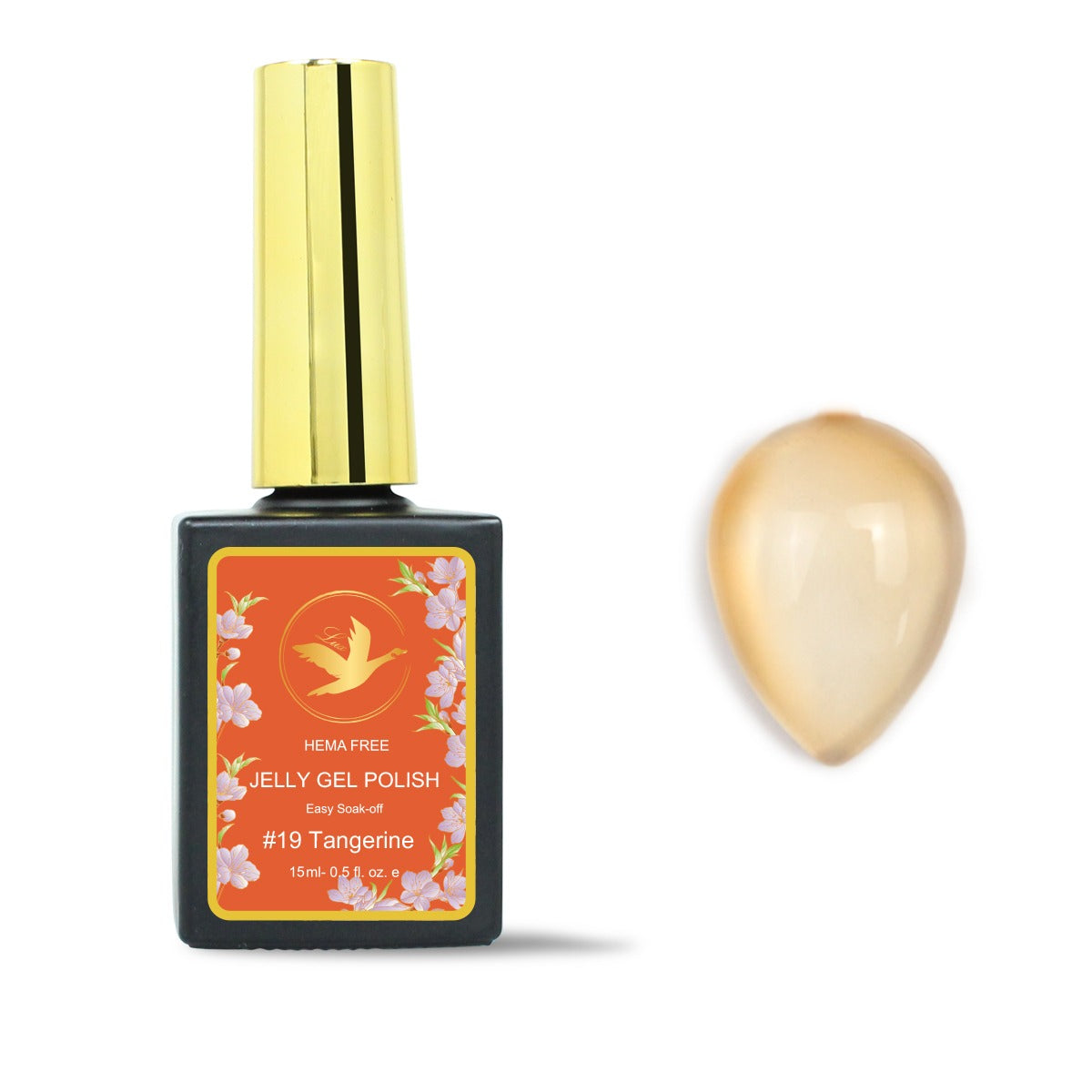 Jelly Glass Gel Polish – #19 Tangerine