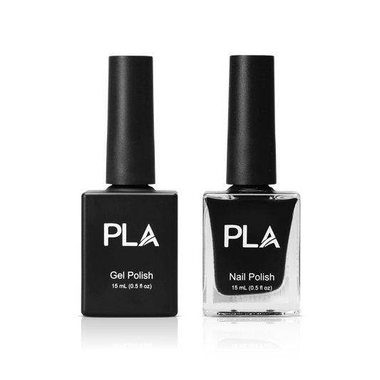 Jet Black Nail Polish Duo