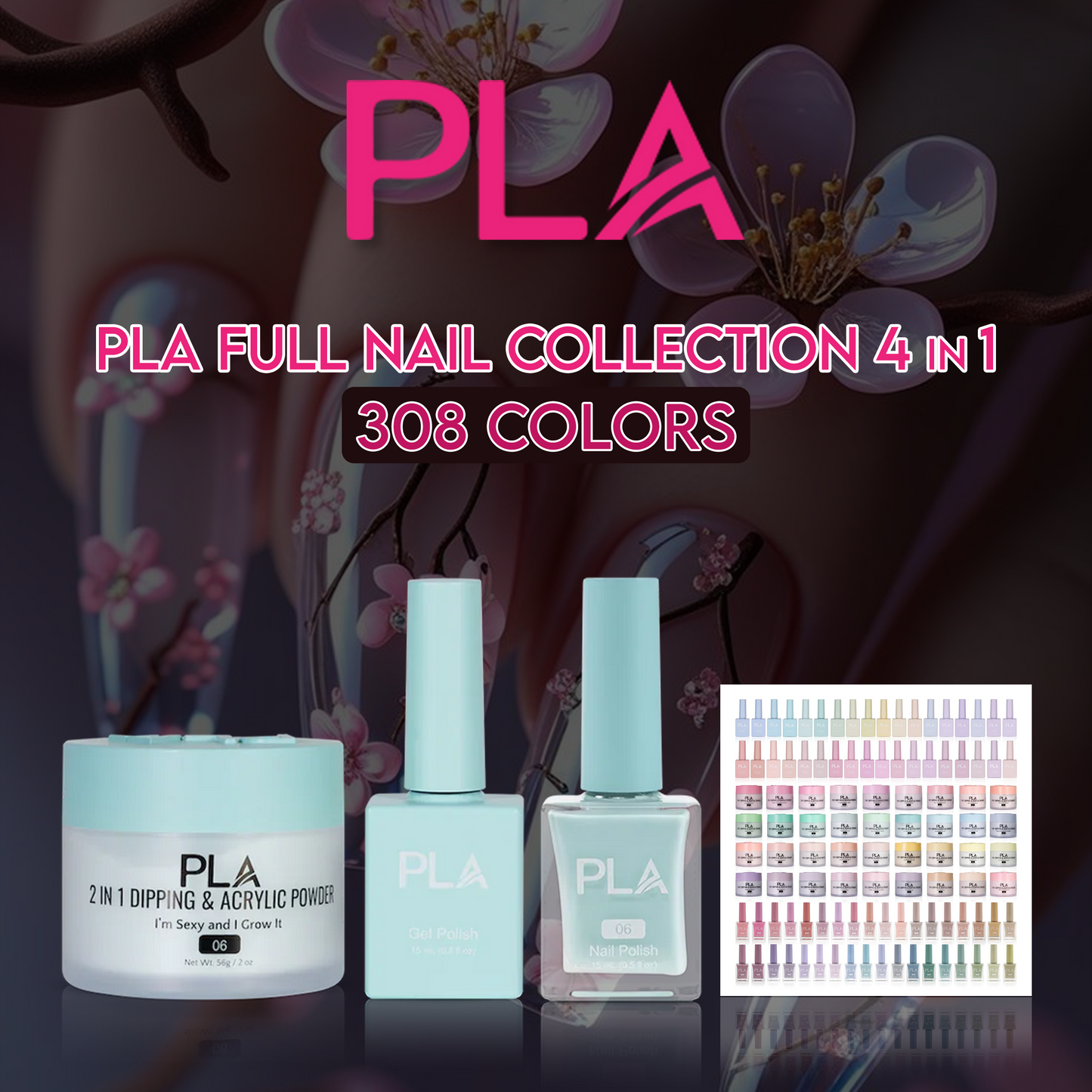 PLA -  Full 3in1 Collection - (TPO & HEMA free) 308 Colors comes with 2 Color samples