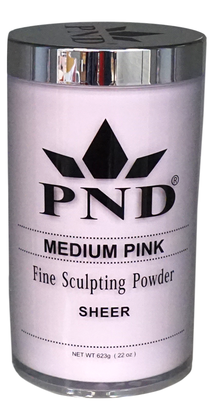 PND Acrylic Powder (Fine Sculpting Powder) - Medium Pink 22 oz.