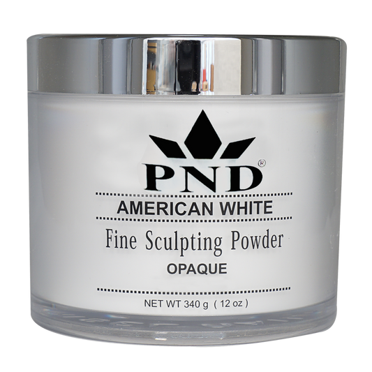 PND Acrylic Powder (Fine Sculpting Powder) - American White 12oz