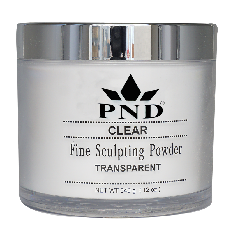 PND Acrylic Powder (Fine Sculpting Powder) - Clear 12oz