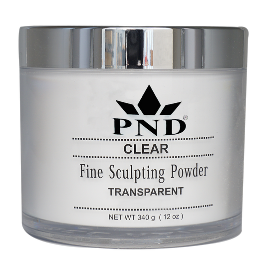 PND Acrylic Powder (Fine Sculpting Powder) - Clear 12oz