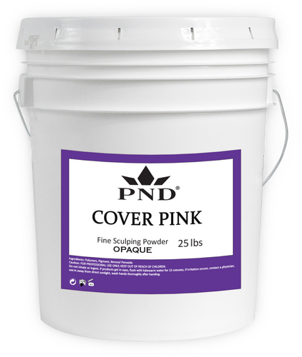 PND ACRYLIC POWDER (FINE SCULPTING POWDER) 25 LB - COVER PINK