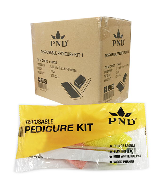 PND Disposable Pedicure Kit - Case/200 Kits