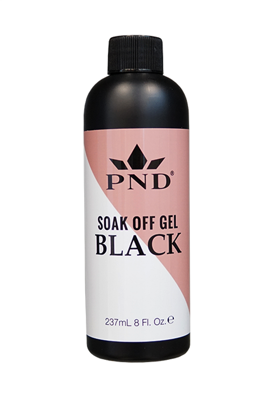 PND Soak Off Gel Black Refill 8oz