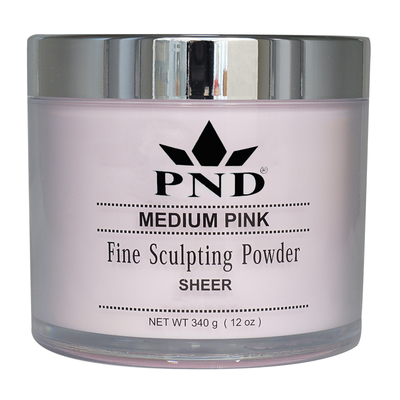 PND Acrylic Powder (Fine Sculpting Powder) - Medium Pink 12oz