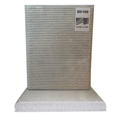 PND Premium Nail Files Pack/50pcs - Zebra-White, Grit Options