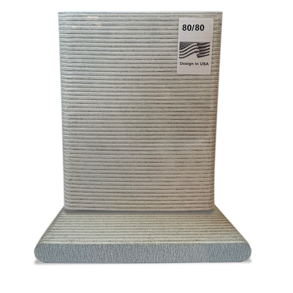 PND Premium Nail Files Pack/50pcs - Zebra-White, Grit Options