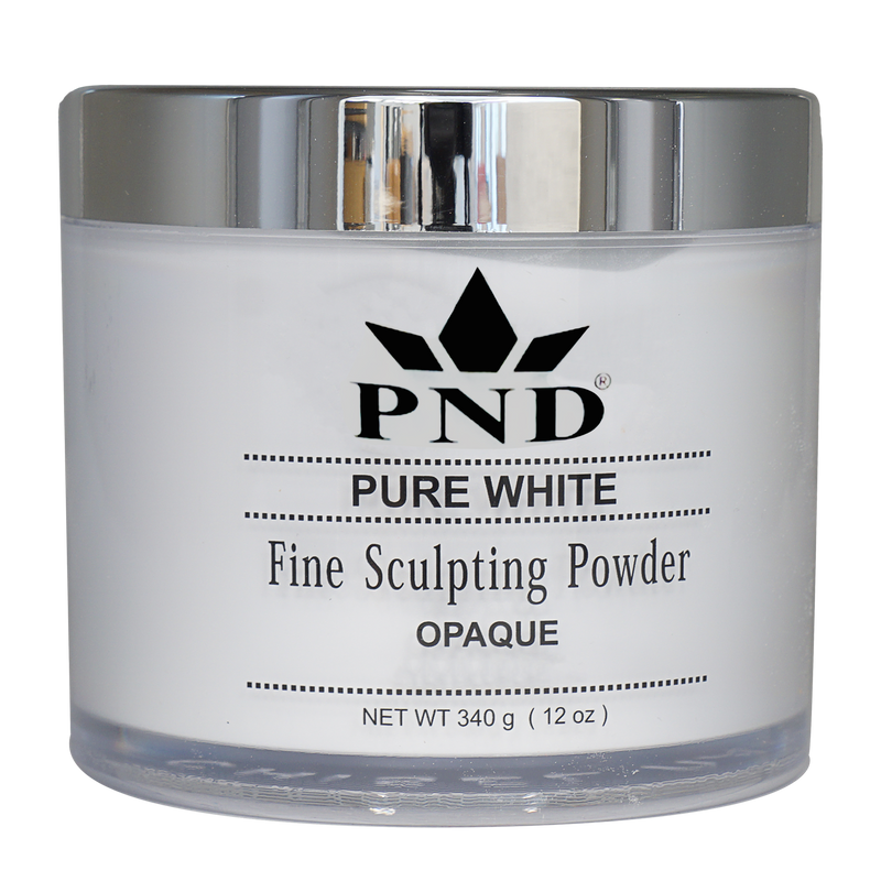 PND Acrylic Powder (Fine Sculpting Powder) - Pure White  12oz