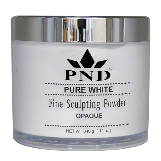 PND Acrylic Powder (Fine Sculpting Powder) - Pure White  12oz