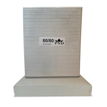 PND Regular Jumbo Files Pack/50pcs - White-White, Grit Options