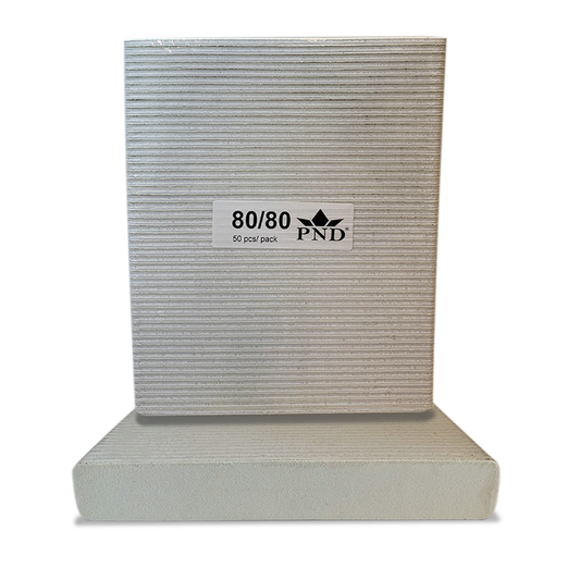 PND Regular Jumbo Files Pack/50pcs - White-White, Grit Options