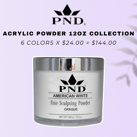 PND ACRYLIC POWDER 12OZ COLLECTION