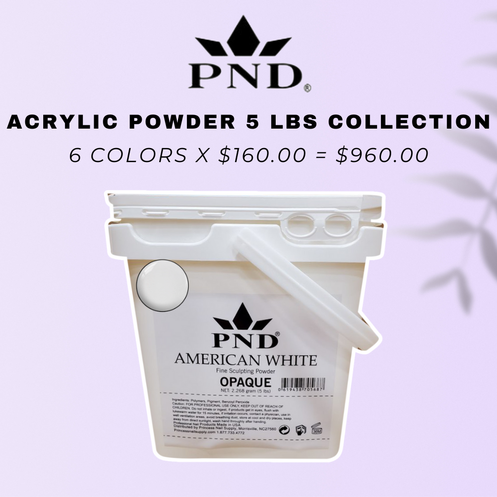 PND ACRYLIC POWDER 5 LBS COLLECTION