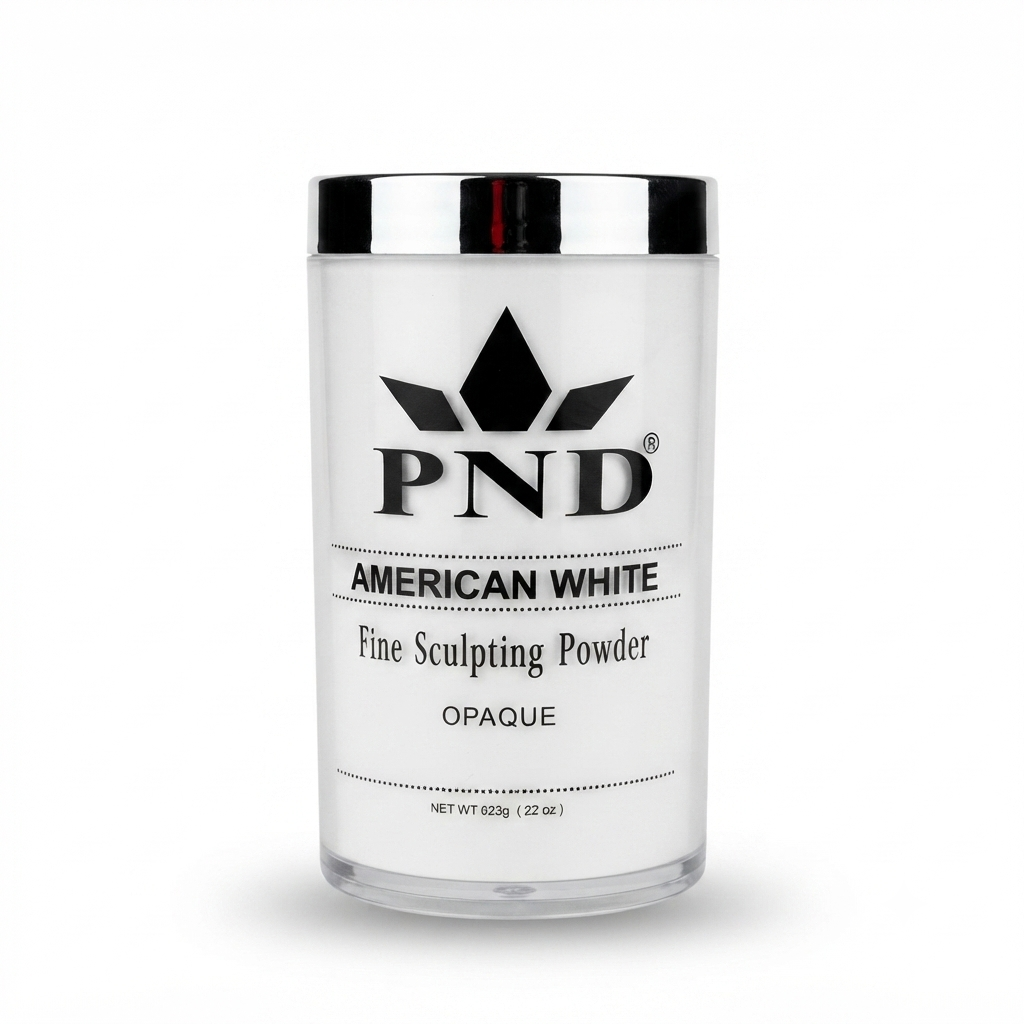 PND Acrylic Powder (Fine Sculpting Powder) - American White 22 oz.