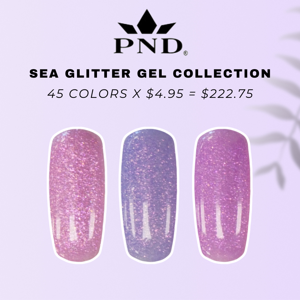 PND SEA GLITTER GEL COLLECTION