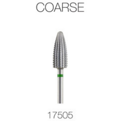 PND CARBIDE BIT - CONE ROUND TOP 3/32" COARSE/GREEN (17505)