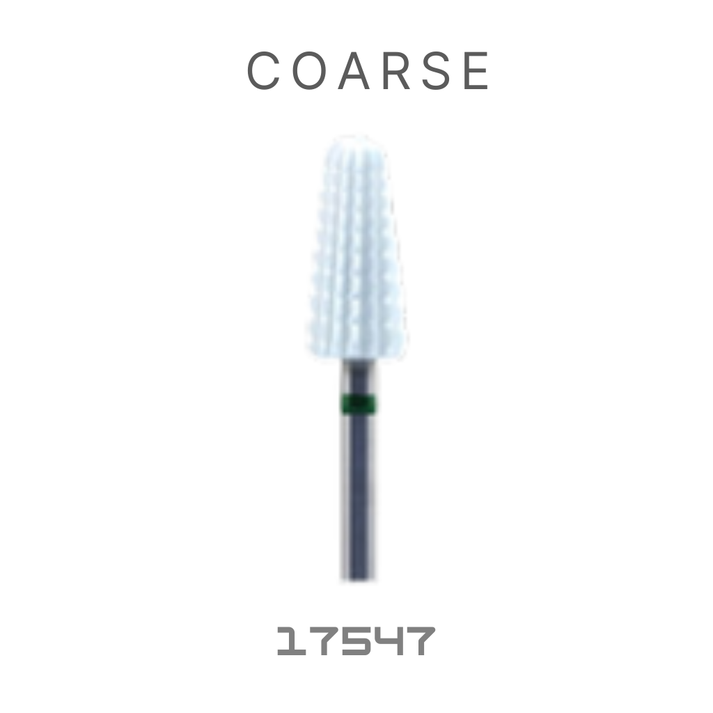 PND CERAMIC BIT - GEL REMOVAL 3/32" COARSE/GREEN (17547)