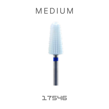 PND CERAMIC BIT - GEL REMOVAL 3/32" MEDIUM/BLUE (17546)
