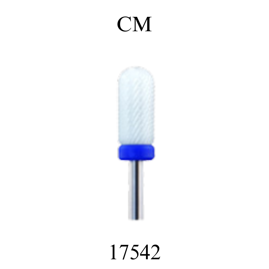 PND CERAMIC BIT - SMALL BARREL ROUND TOP 3/32" CM/BLUE (17542)