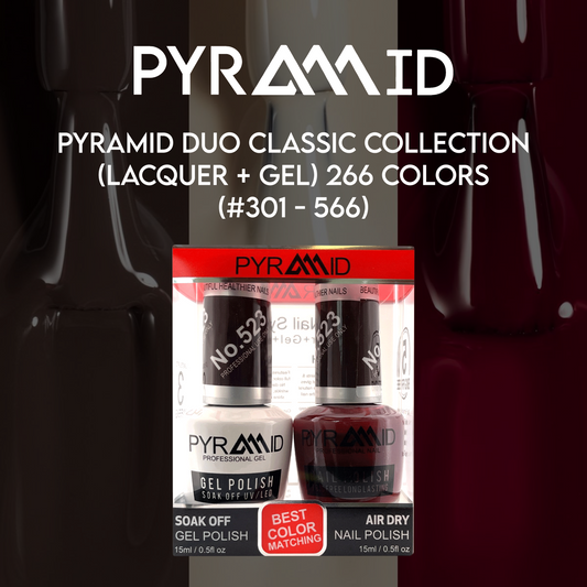 Pyramid DUO Classic Collection (Lacquer + Gel) 266 Colors (#301 - 566)