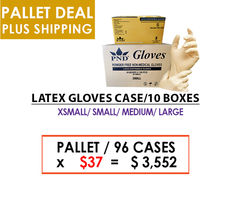 Pallet Deals Gloves Case/10box x $37 (96 Cases)