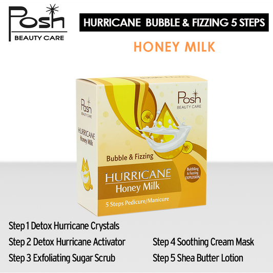 Posh Hurricane 5 Steps. Case/36 kits x $2.50 - Honey & Milk