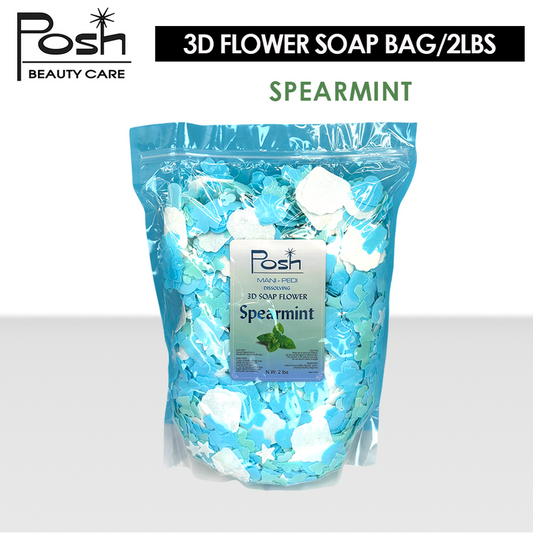 Posh 3D Flower Soap Bag/2lbs - Spearmint